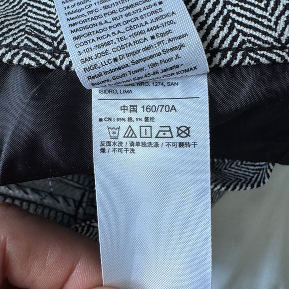 Old Navy Pixie Women's Herringbone Dress Pants Black/Gray Size 6 Business Casual - Picture 7 of 13